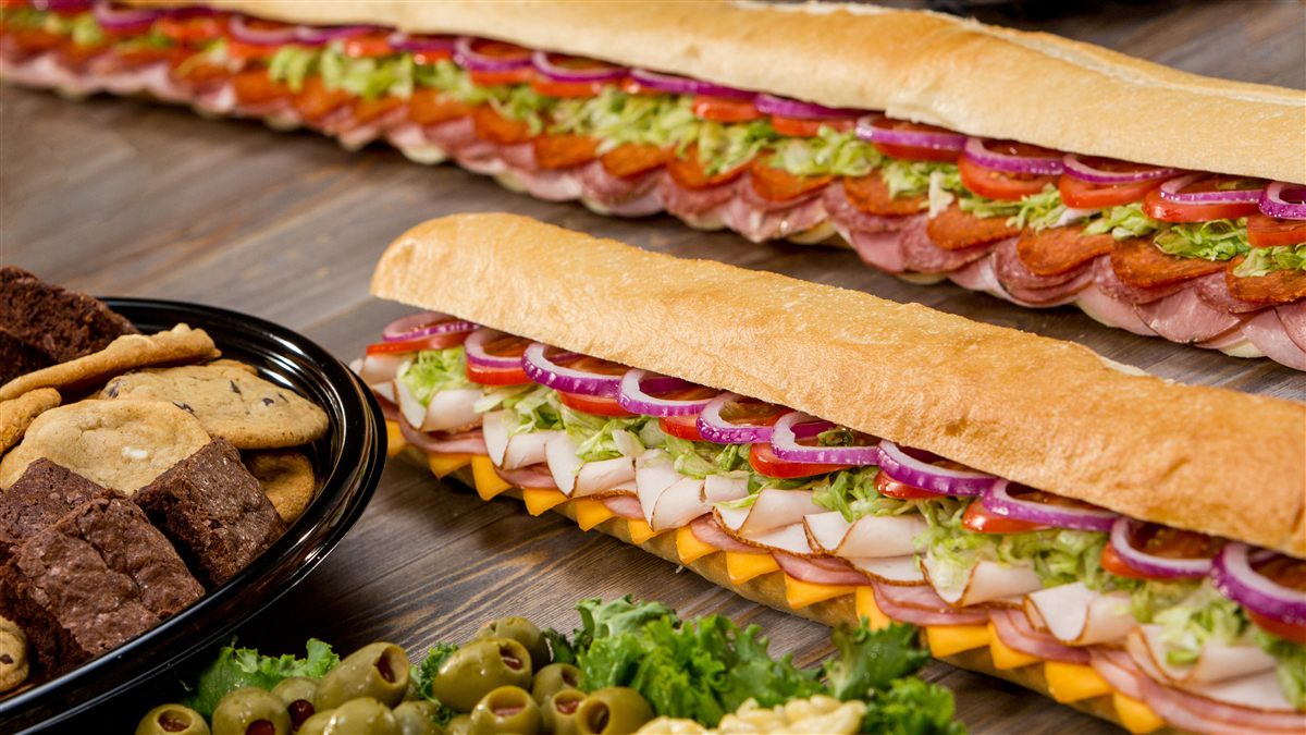 Port of Subs sandwich platter