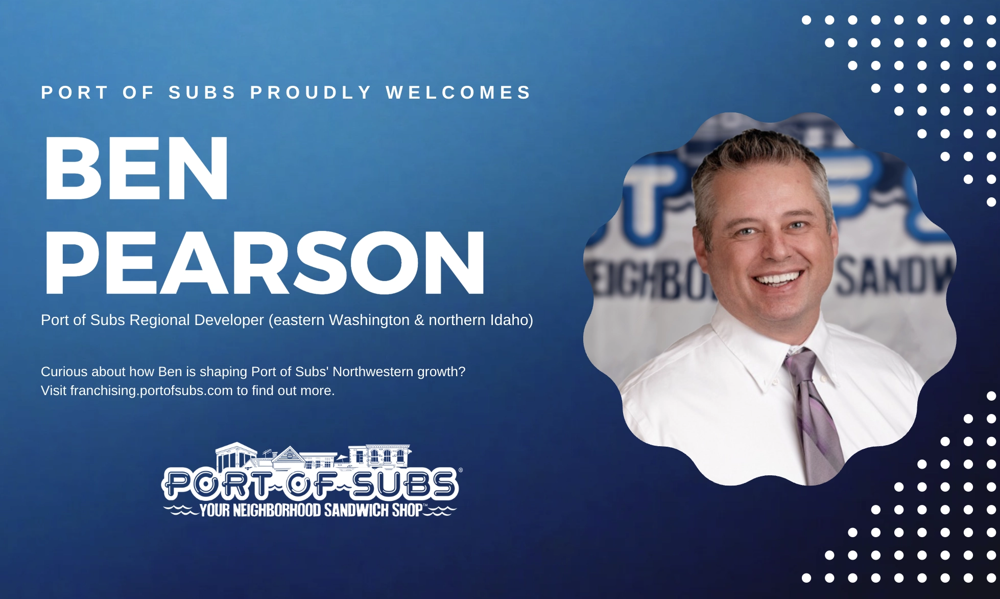 Ben Pearson Port of Subs eastern Washington northern Idaho