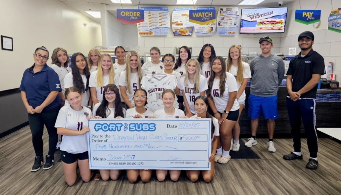 Port of Subs Dayton Nevada Girls Soccer Fundraiser