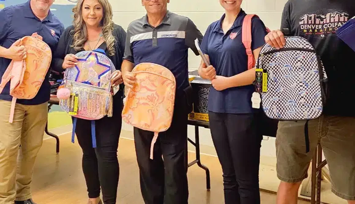 Port of Subs Salvation Army Back Pack Drive