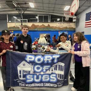 Port of Subs Supports Robotics Club