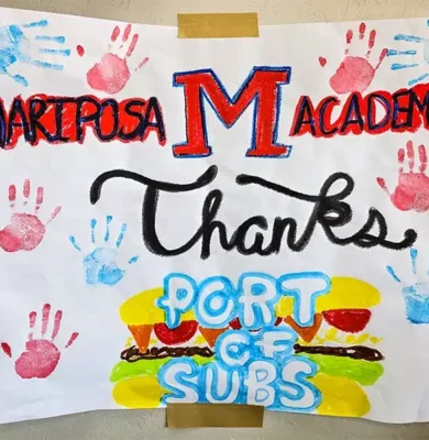 Mariposa Academy Teacher Appreciation Week Catering Port of Subs